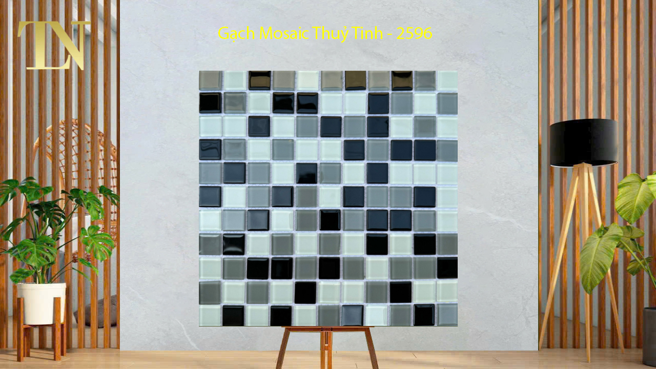 Chọn Mẫu Gạch Mosaic Ốp Nhà Tắm Hot Nhất 2025 - Gạch Mosaic Kính Đep