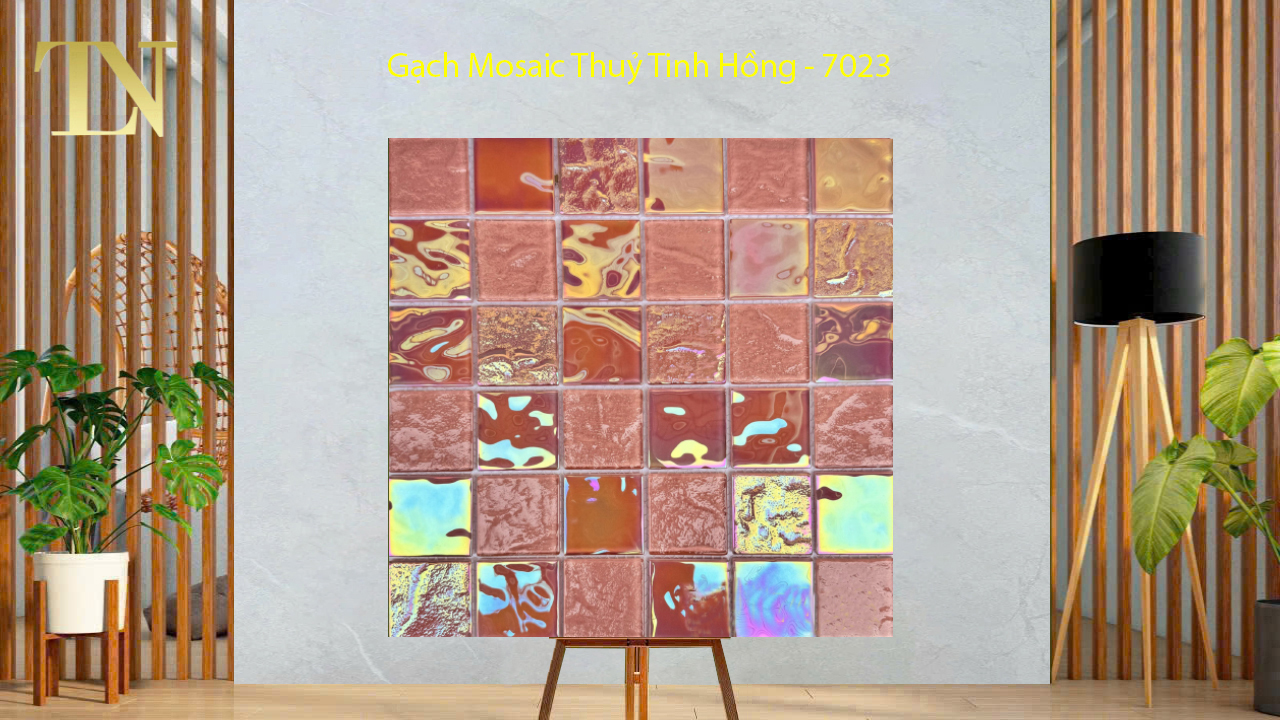 Giá Gạch Mosaic Thủy Tinh Ốp Tường Trang Trí Đẹp - Gạch Mosaic Thẻ