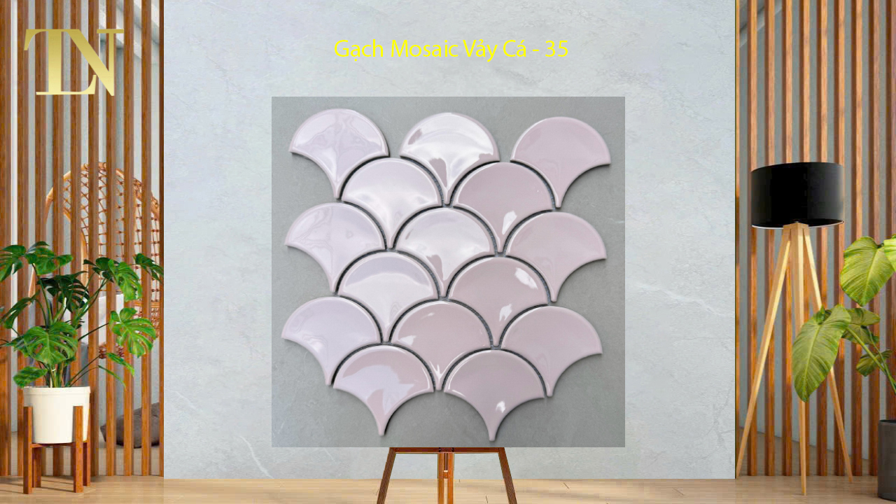 Gạch Mosaic Màu Hồng Ốp Tường Nhà Tắm An Giang 0904 568 169