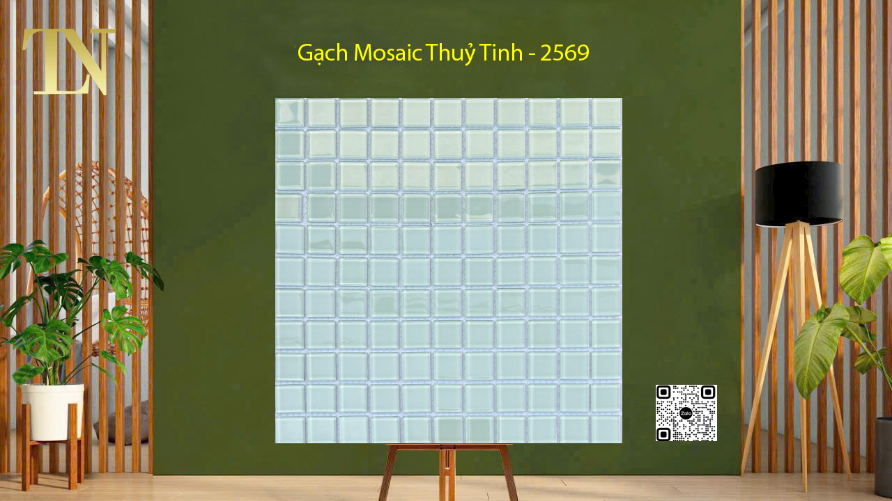Gạch Mosaic Thủy Tinh 2596