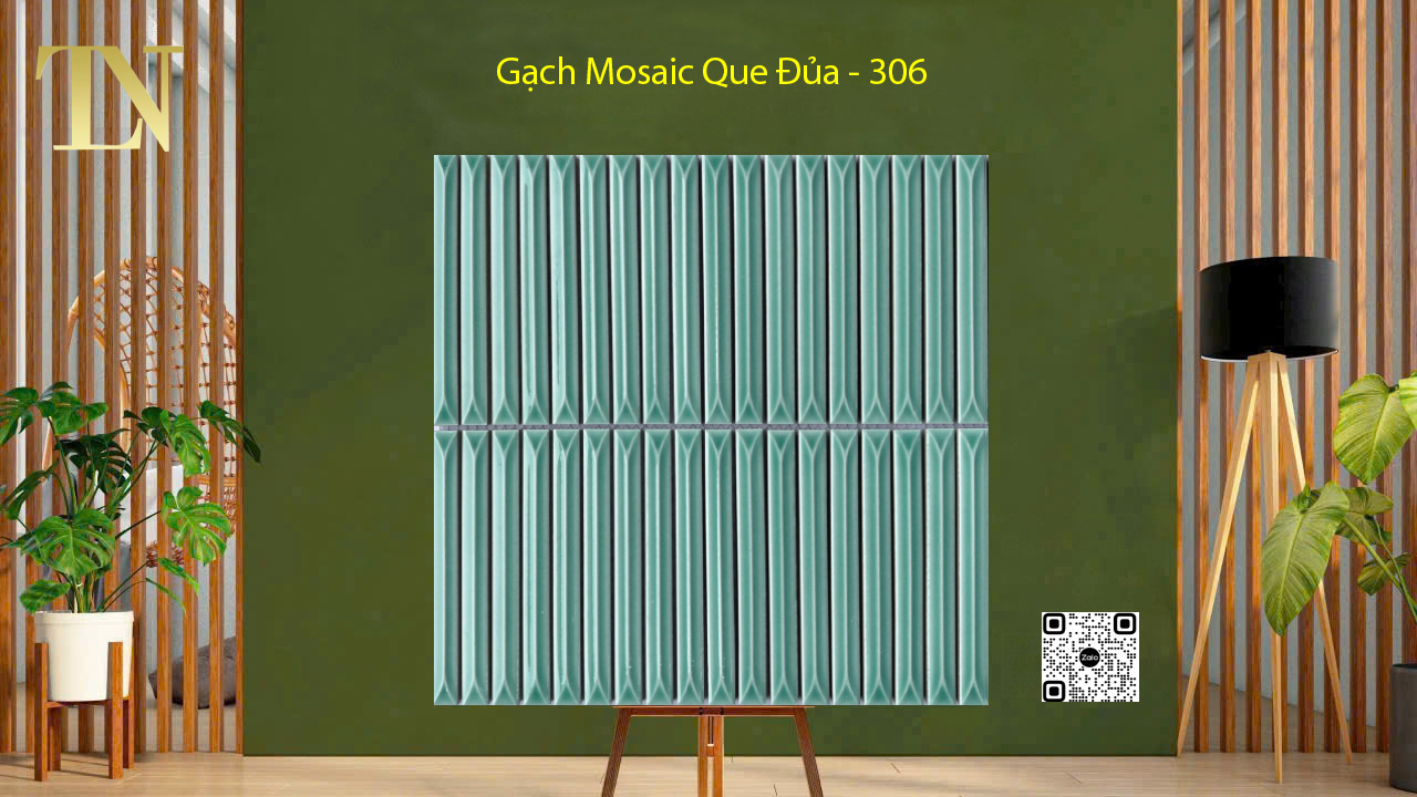 gạch mosaic que đũa