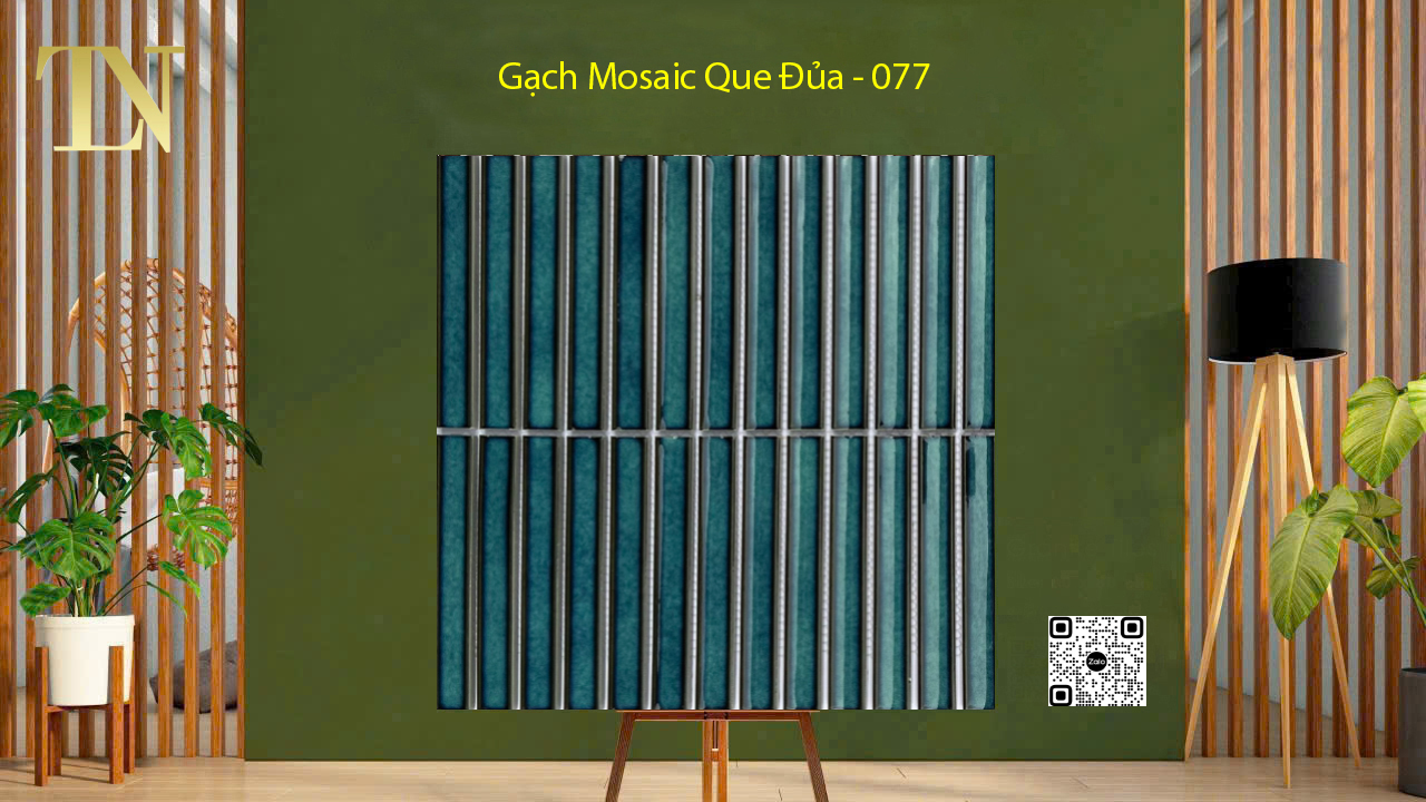 gạch mosaic que đũa
