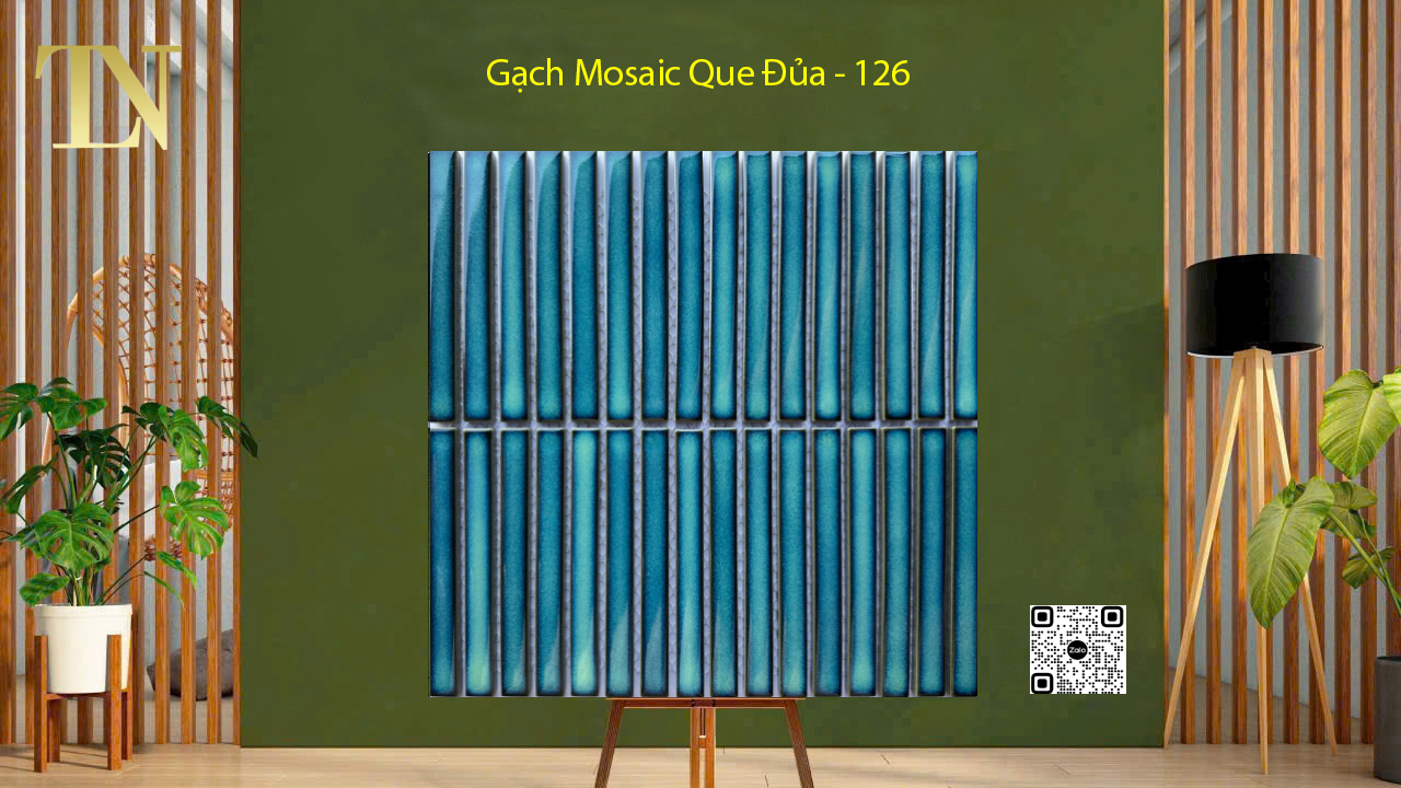 gạch mosaic que đũa