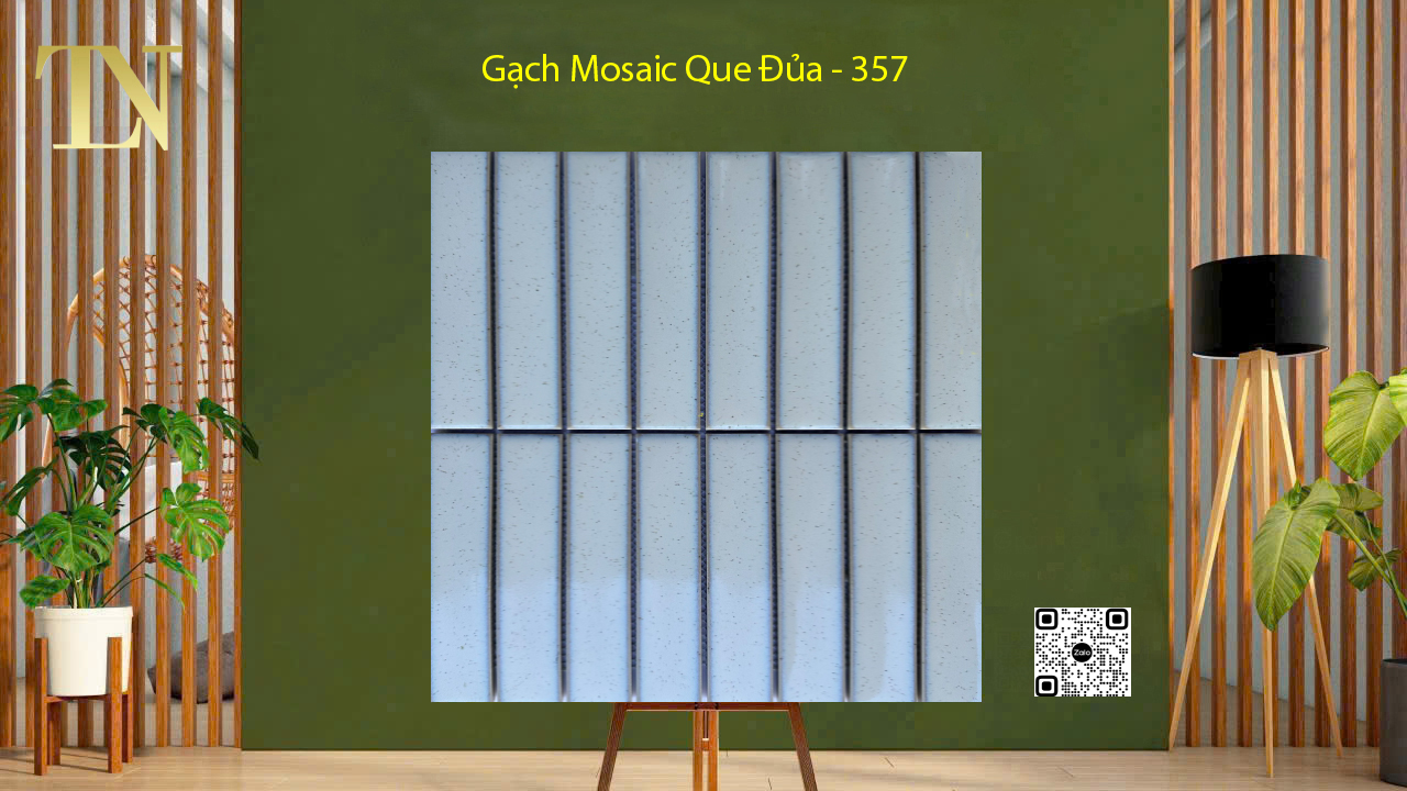 gạch mosaic que đũa