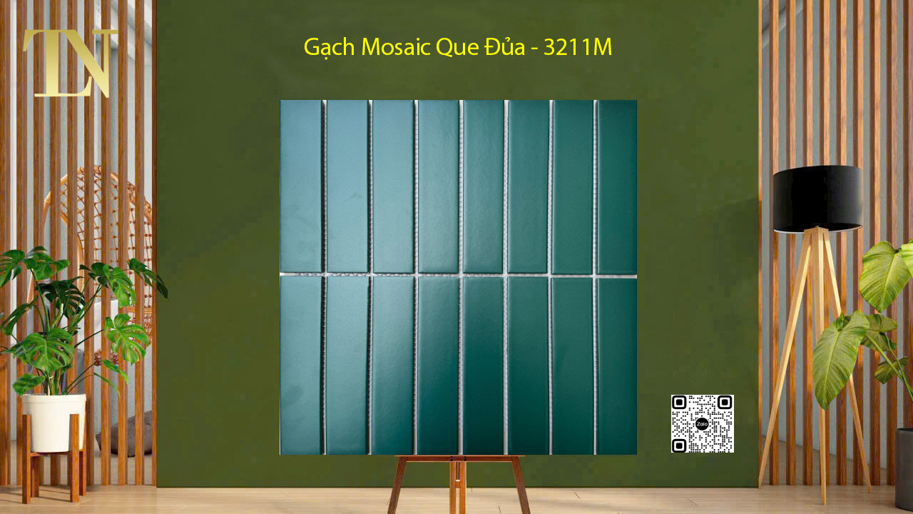 gạch mosaic que đũa