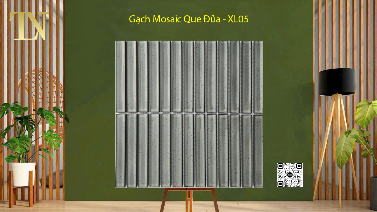 gạch mosaic que đũa