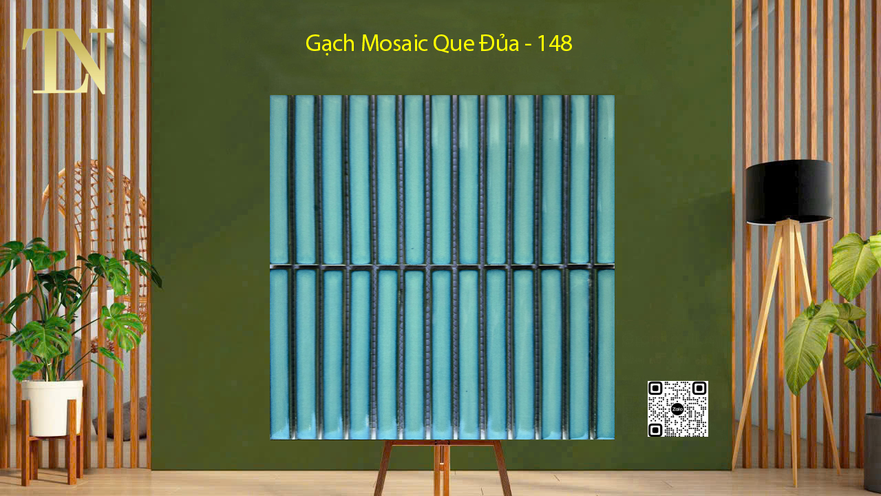 gạch mosaic que đũa