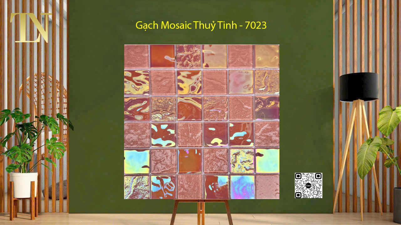 gạch mosaic thủy tinh