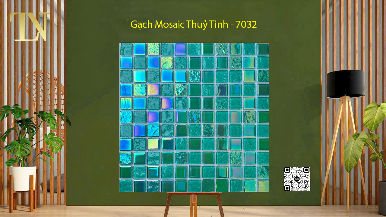 gạch mosaic thủy tinh