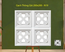 Gạch Thông Gió 200x200 - N19