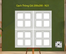 Gạch Thông Gió 200x200 - N23