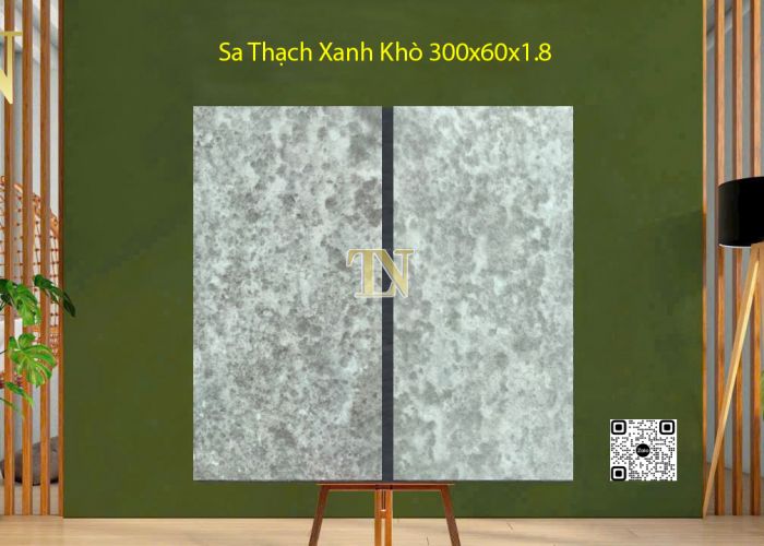 Đá Lát Sân Vườn 300X600 - Đá Sa Thạch Xanh Kho 