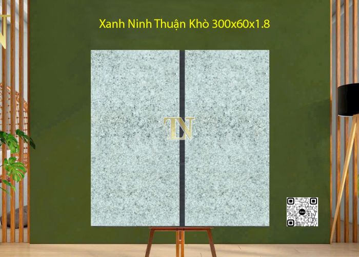 Đá Lát Sân Vườn 300X600 - Xanh Ninh Thuận Khò