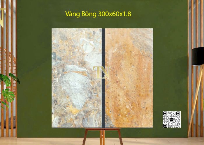 Đá Lát Sân Vườn 300X600 - Vàng Bông 