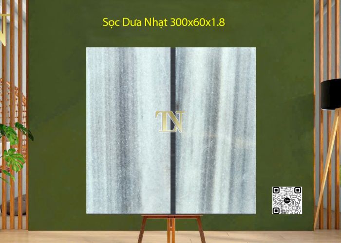 Đá Lát Sân Vườn 300X600 - Sọc Dưa Nhạt