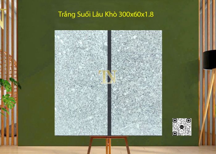 Đá Lát Sân Vườn 300X600 - Trắng Suối Lâu Khò