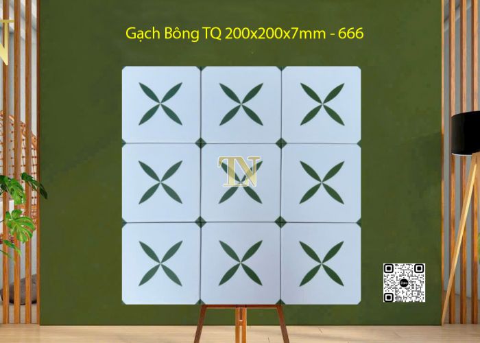 Gạch Bông 200x200x7mm - 666