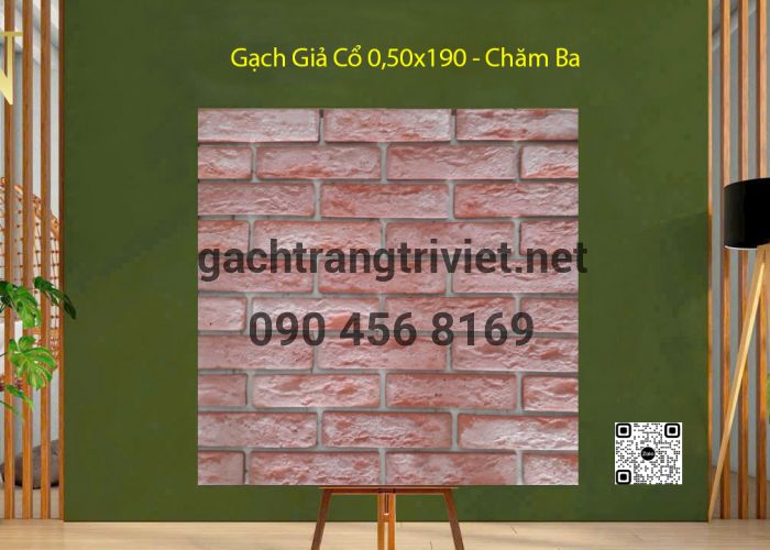 Gạch giả cổ 0,50x190 - Chăm Ba