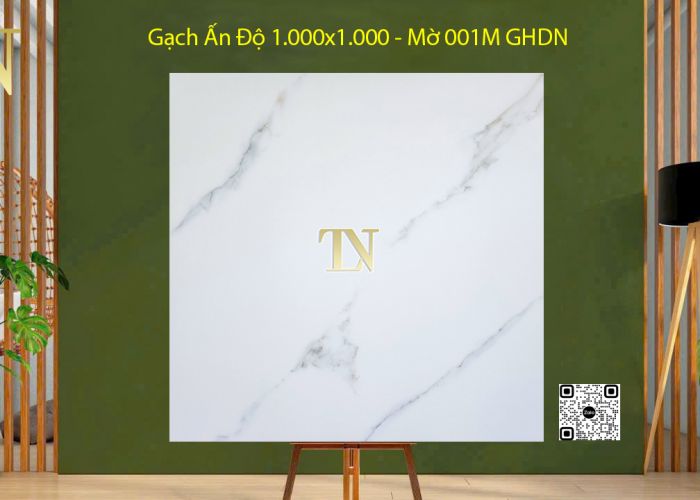 Gạch Ấn Độ 1000x1000 - 001M - Mờ