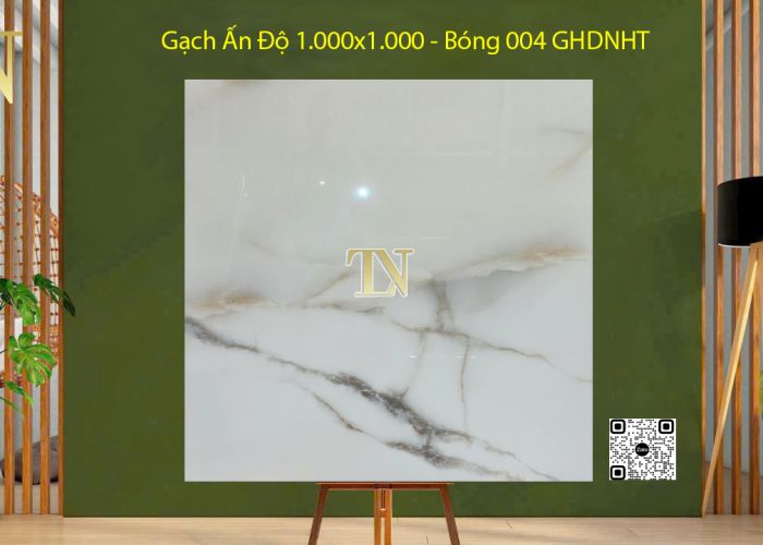 Gạch Ấn Độ 1000x1000 - 004HT  - Bóng