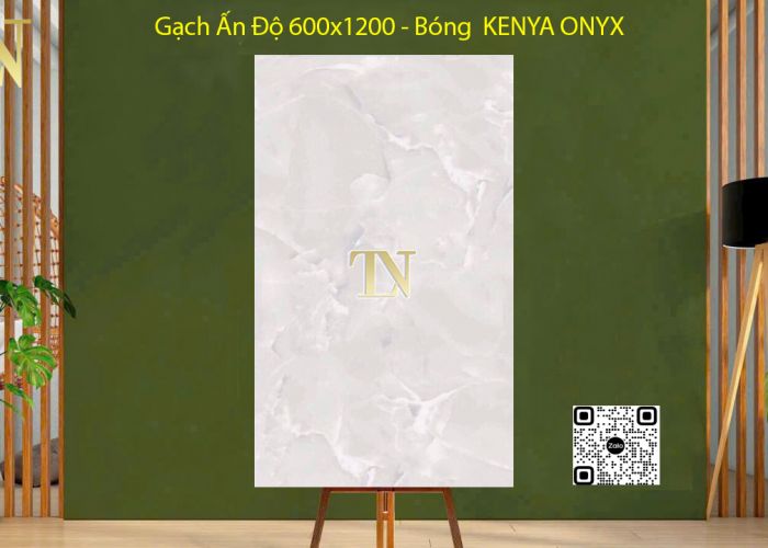 Gạch Ấn Độ 600x1200 - KENYA ONYX  Bóng