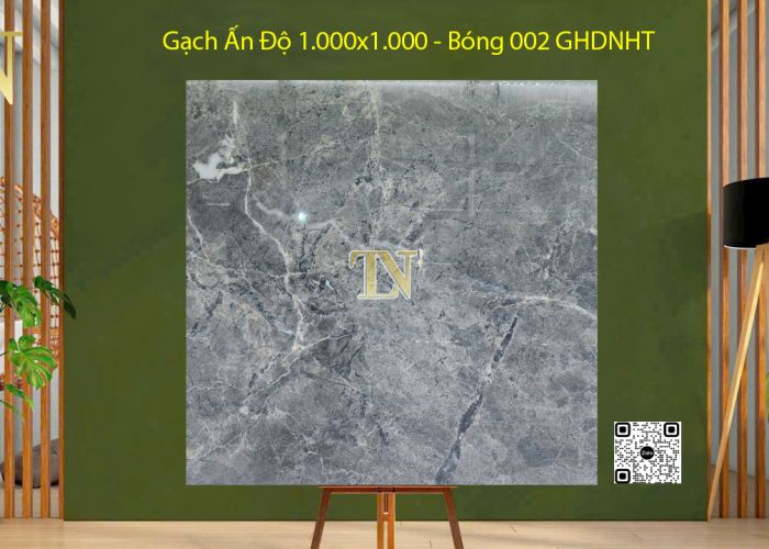 Gạch Ấn Độ 1000x1000 - 002HT - Bóng