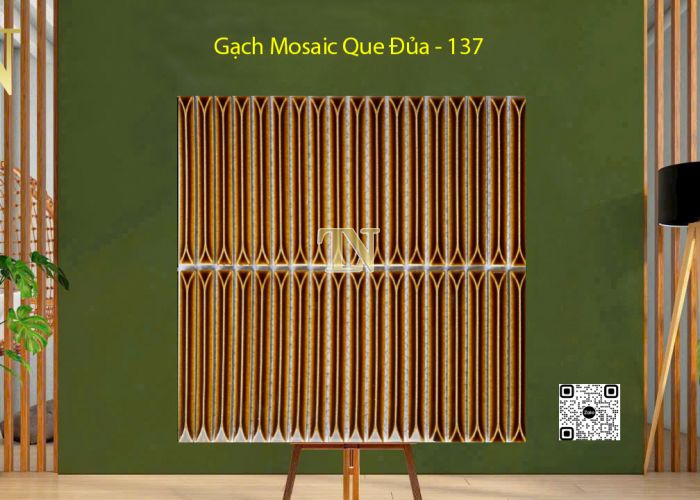 Gạch Mosaic Que Đũa 313x295x7mm - 137 