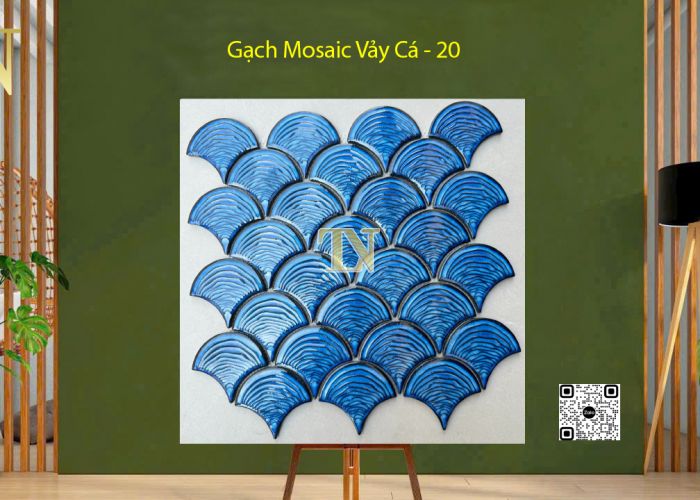 Gạch Mosaic Vảy Cá 291x305x6mm - 20