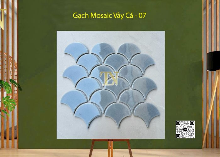 Gạch Mosaic Vảy Cá 290x274x6mm - 07