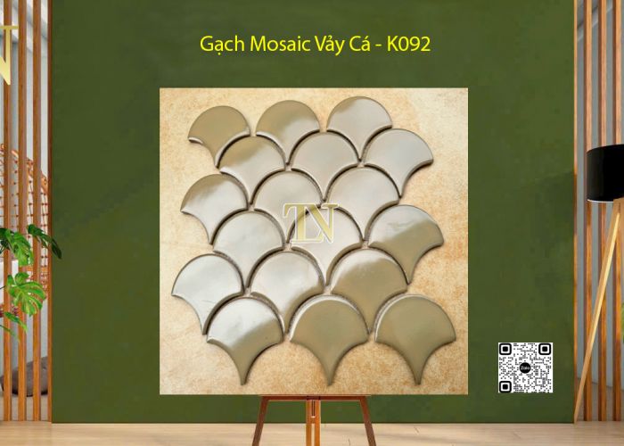 Gạch Mosaic Vảy Cá 290x274x6mm - K092