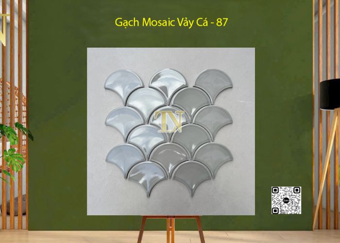 Gạch Mosaic Vảy Cá 259x273x7mm - 87