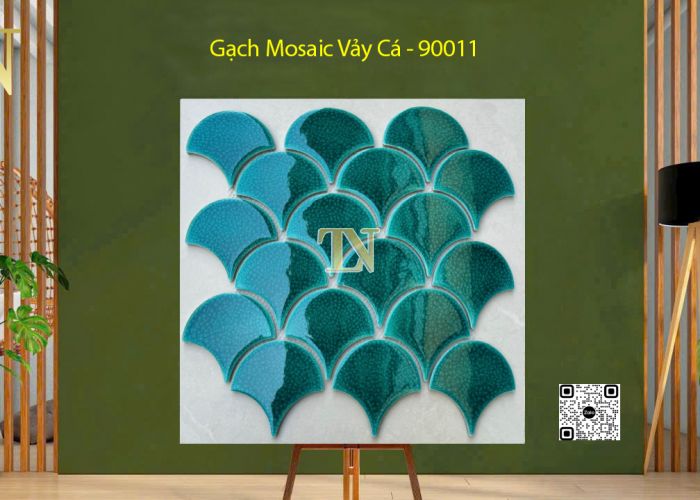 Gạch Mosaic Vảy Cá 290x274x6mm - 90011