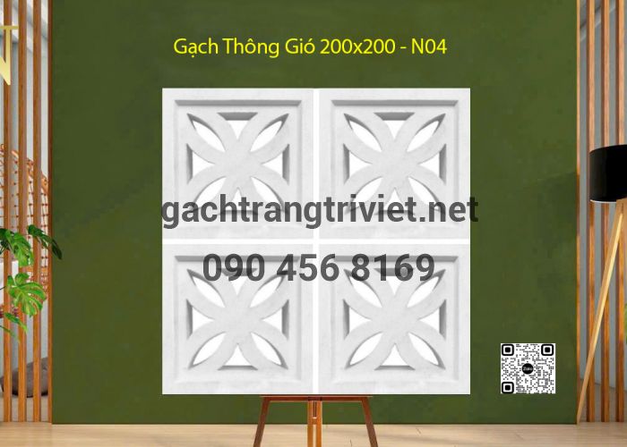 Gạch Thông Gió 200X200 - N04