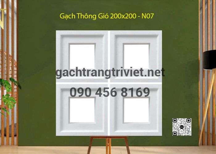 Gạch Thông Gió 200x200 - N07