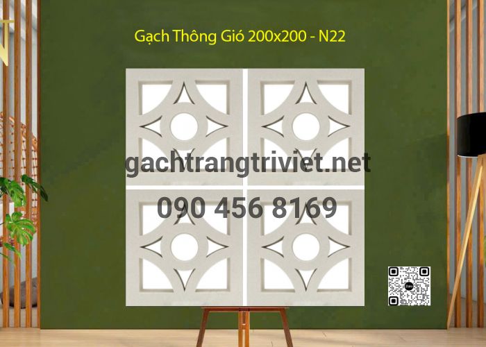 Gạch Thông Gió 200x200 - N22