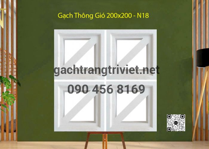 Gạch Thông Gió 200X200 - N18