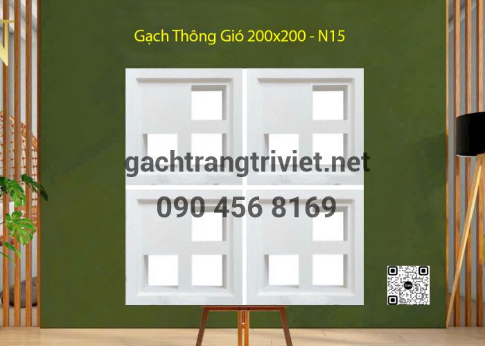 Gạch Thông Gió 200X200 - N15