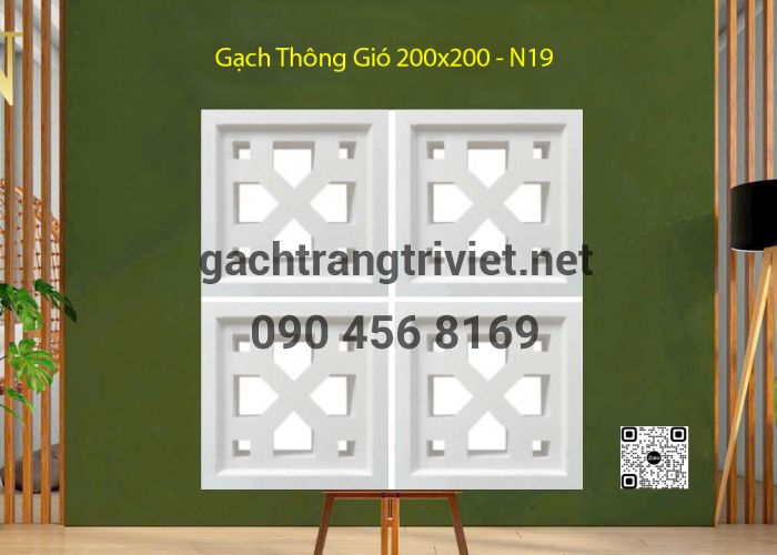 Gạch Thông Gió 200x200 - N19