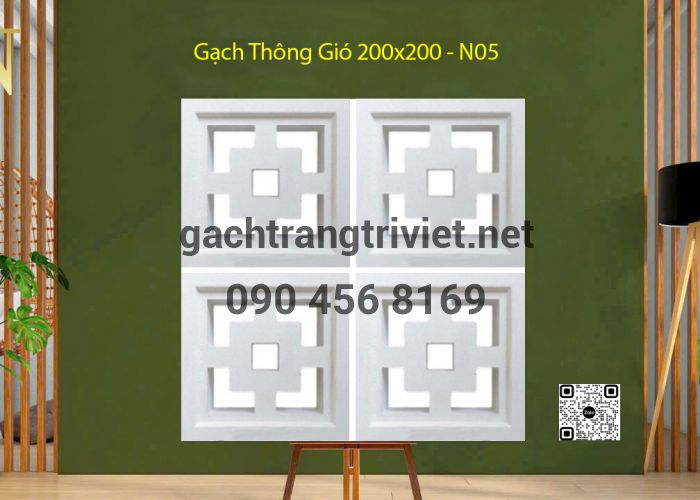 Gạch Thông Gió 200x200 - N05