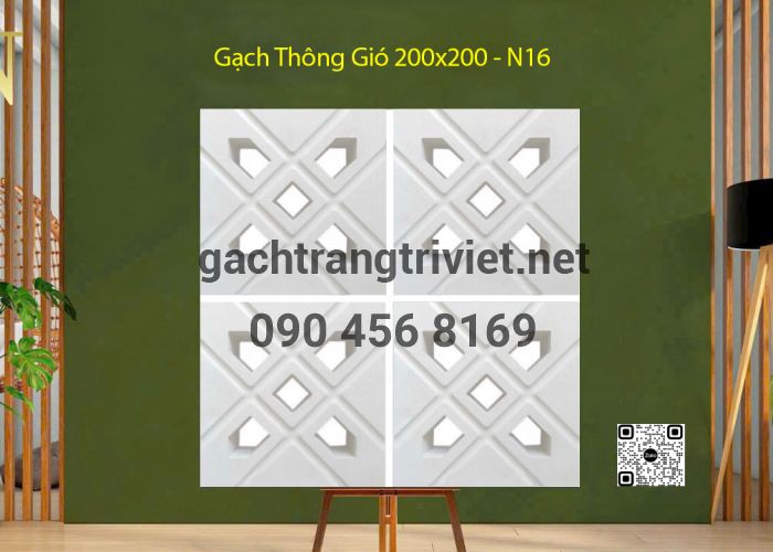 Gạch Thông Gió 200x200 - N16