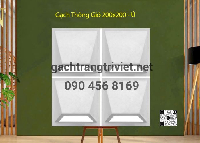 Gạch Thông Gió 200x200 - Ú