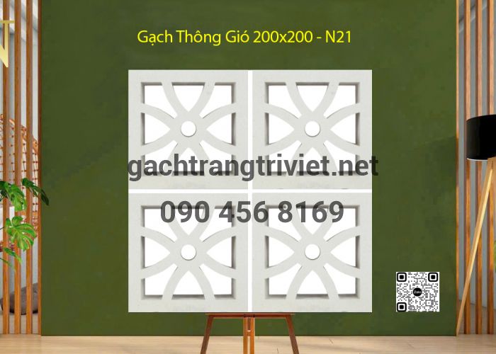 Gạch Thông Gió 200x200 - N21