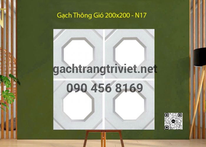 Gạch Thông Gió 200x200 - N17