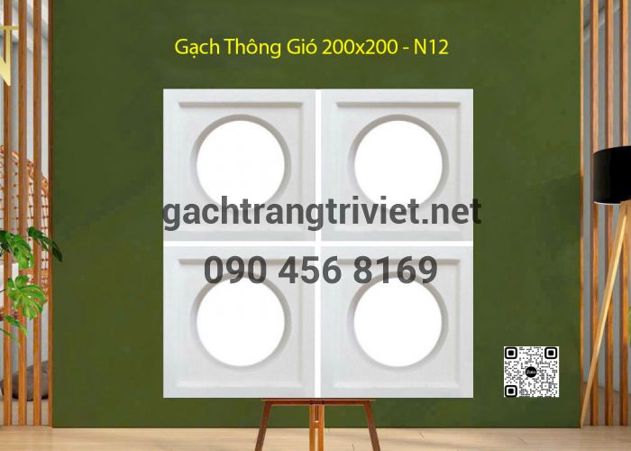 Gạch Thông Gió 200x200 -N12