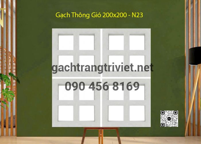 Gạch Thông Gió 200x200 - N23